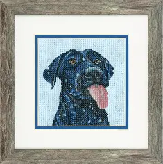 70-65229 Набір для вишивання хрестиком «Snow Dog//Сніжний пес» DIMENSIONS