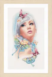PN-0171930 Counted cross stitch kit LanArte "Butterfly Dreams"