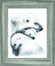 Cross-stitch kit M-249 "Embrace"