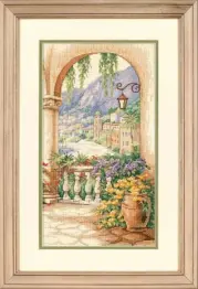 35219 Набір для вишивання хрестом Dimensions Арка на терасі Terrace Arch