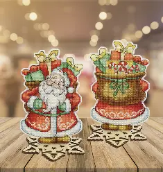 Т-56 Набір для вишивання хрестиком Crystal Art Серія "Казка. Дід Мороз"