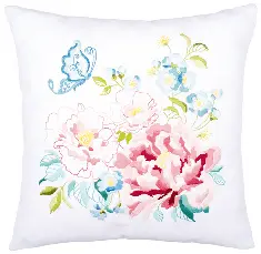 PN-0150068 Vervaco Embroidery Cushion "Flower bouquet II"