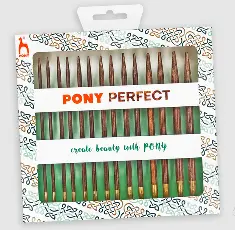 49149 Подарунковий набір дерев'яних знімних спиць для в'язання PONY Perfect Design Box. PONY