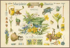 PN-0007964 Набір для вишивки хрестом LanArte Spring in the garden "Весна у саду"