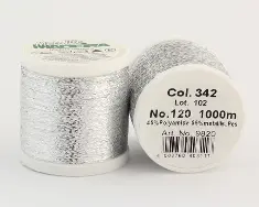342/9820 METALLIC №120 Декоративна нитка для додавання у в'язальну нитку, 1000 м