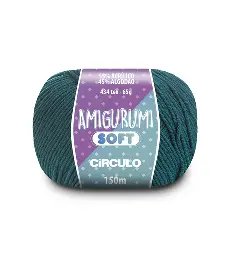 5994 AMIGURUMI SOFT пряжа  (55%% акрил, 45%% бавовна, 65гр. 150м. ), синій