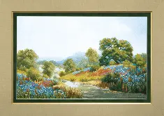 BT-518 Embellished stitch kit Crystal Art "Chaste spring"
