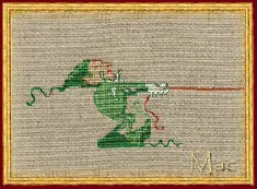 15-A0011 К (Aida) Набір для вишивання хрестом NIMUЁ Mac 3 "Мак 3"