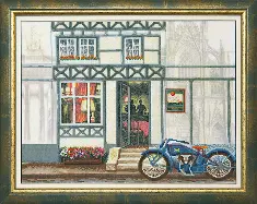 BT-522 Embellished stitch kit Crystal Art "Journey along Germany"