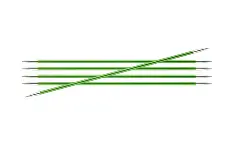 47007 Спиці шкарпеткові Zing KnitPro, 15 см, 3.50 мм