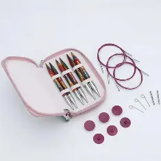 55508 Набір знімних дерев'яних товстих спиць KnitPro Symfonie 2 Chunky довжиною 13 см KnitPro