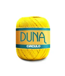 1289 DUNA пряжа (100%% мерсиризована бавовна, 100гр. 170м. ), жовтий