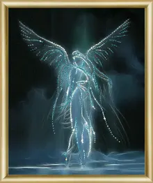 Rhinestone decoration kit KC-037 "Night angel" 