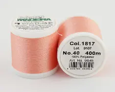 1817/9845 Polyneon №40 високоміцна вишивальна нитка, 100%% поліестер, 400 м