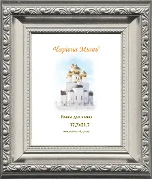 Рамка для ікони (профіль BP3 02SK) 17,7х21,7 срібло