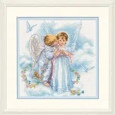 35134 Набір для вишивання хрестом DIMENSIONS Angel Kisses "Поцілунки янгола"