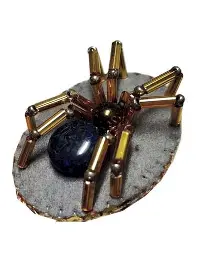 БП-379 Набір для виготовлення брошки Crystal Art Золотий павук