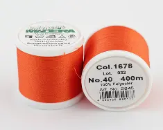 1678/9845 Polyneon №40 високоміцна вишивальна нитка, 100%% поліестер, 400 м