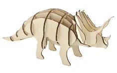 F-157 Набір-конструктор Чарівна Мить Органайзер "Трицератопс"