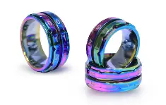 10434 Лічильник рядів Size10 (19.8 мм Inner ID) Reinbow Row Counters Rings KnitPro