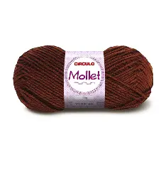 850 MOLLET пряжа пряжа (100%% акрил, 100гр, 200м), бордовий