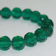 11381/004C,10MM,42шт/нитка Crystal Art намистини