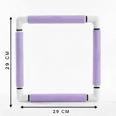 270-2/бузкові П`яльці з кліпсами Nurge 29х29 см