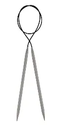 45322 Спицы круговые Basix Aluminum KnitPro, 60 см, 2.50 мм