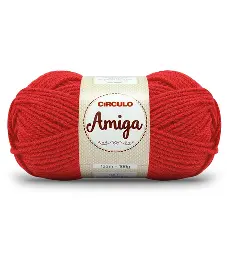145 AMIGA пряжа (100%% акріл, 100гр. 133м. ), червоний