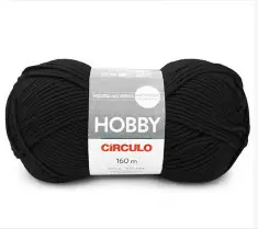 940 HOBBY пряжа (100%% акріл, 100гр. 160м), чорний