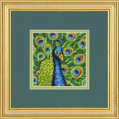 71-07242 Набір для вишивання (гобелен) DIMENSIONS Colorful Peacock "Кольоровий павич"