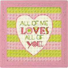 70-65166 Counted cross stitch kit DIMENSIONS "All of Me" 