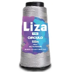 8214 LIZA THIN (FINA) пряжа 100%% поліпропілен . 500 м . 92 г, сірий