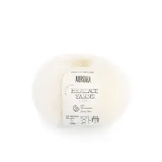 40 Aurora пряжа (70%% кід мохер  30 %% шовк), колір Білий 25 г моток ROSARIOS