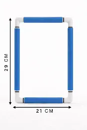 270-3/сині П`яльці з кліпсами Nurge 21х29 см