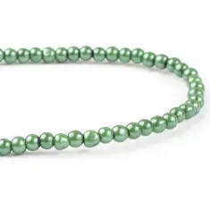055PD,3mmrd [нитка 65см/280шт] Crystal Art намисто
