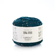 19 Terra Tweed пряжа (97%% мериносова вовна, 3%% віскоза), колір Синій 100 г моток, 170 м ROSARIOS