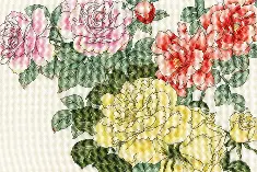 XBD13 Набір для вишивання хрестом Rose Blooms "Роза цвіте"
