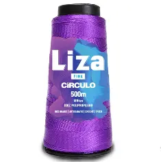 6331 LIZA THIN (FINA) пряжа 100%% поліпропілен . 500 м . 92 г, фіолетовий/бузковий