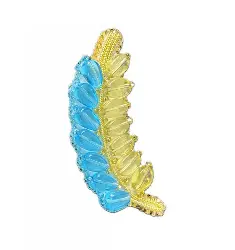 BP-363 Beadwork kit for creating brooch Crystal Art "Spikelet"