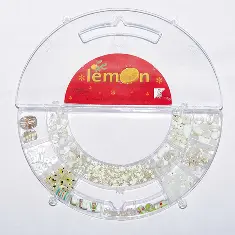 966/LE MEDIUM HALF ROUND Crystal Art набір намистин
