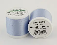  1874/9845 Polyneon №40 високоміцна вишивальна нитка, 100%% поліестер, 400 м