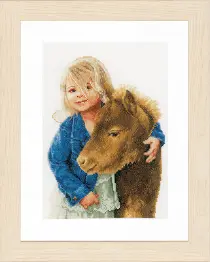 PN-0155208 Counted cross stitch kit LanArte "My Best Friend" 