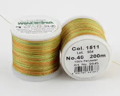 1511/9845 Polyneon №40 високоміцна вишивальна нитка, 100%% поліестер, 200 м