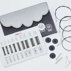 41637 Набір знімних скорочених спиць Karbonz KnitPro Deluxe