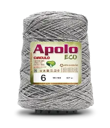 8473 APOLO ECO 6 пряжа (85%% бавовна, 15%% волокна, 600гр, 610м 1шт), МІКС 