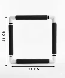 270-1/чорні П`яльці з кліпсами Nurge 21х21 см