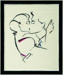 Cross-stitch kit М-194 "Desired kiss"