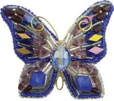 БП-214 Набір для виготовлення брошки Crystal Art "Метелик"