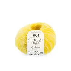 116 Aurora Print пряжа (70%% кід мохер  30 %% шовк), колір жовтий25 г моток ROSARIOS